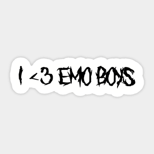 Emo Boys Sticker